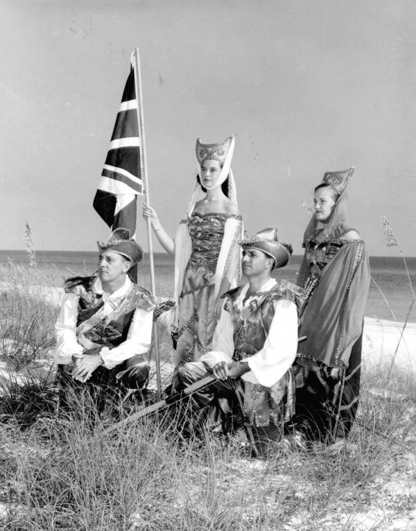 Costumed participants of the Quadricentennial Festival - Pensacola, Florida