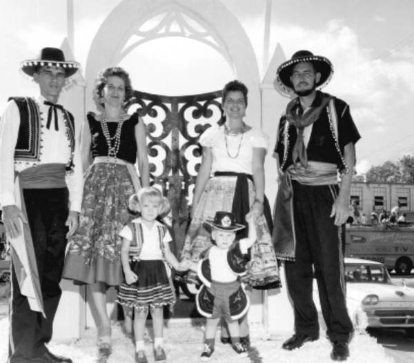 Costumed participants of the Old Spanish Trail Festival - Crestview, Florida