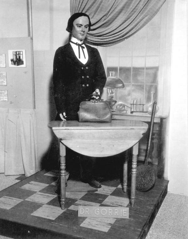 Lifesize wax figure of Dr. John Gorrie - Pensacola, Florida