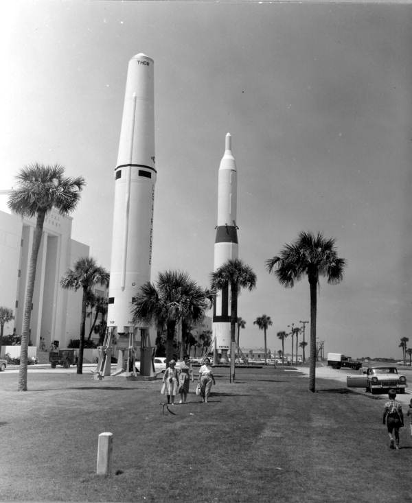 Missiles and rockets at the Air Force base - Cocoa Beach, Florida