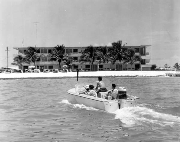 People are boating in Key Colony Beach