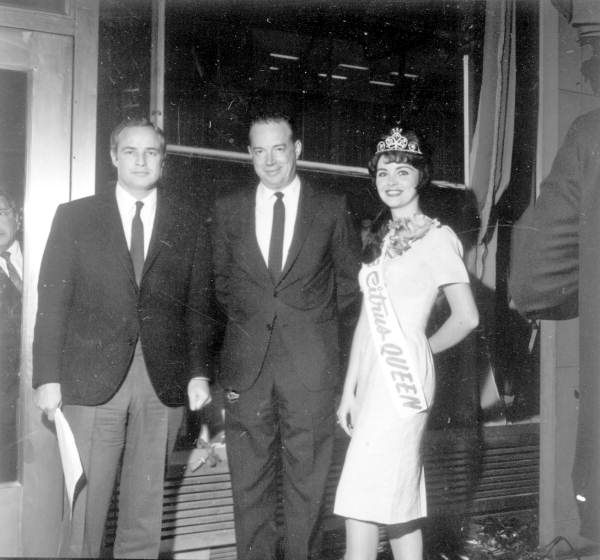 Marlon Brando, Hugh Downs and the Citrus Queen, Sue Scarbrough .