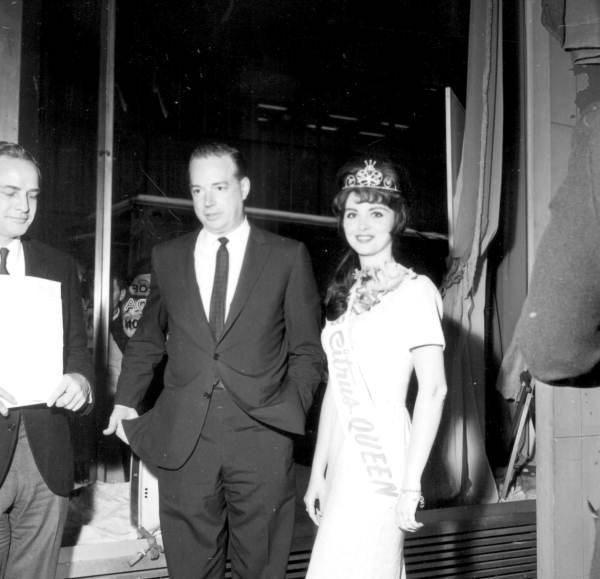 Marlon Brando, Hugh Downs and the Citrus Queen, Sue Scarbrough .