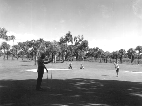 Golfers on the golf course - Bradenton, Florida