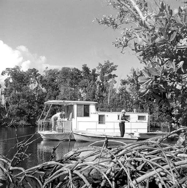 Houseboat in the Everglades
