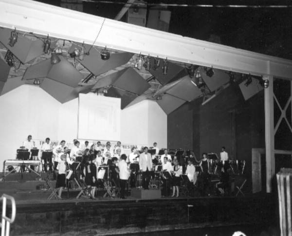 Performance of the American Wind Symphony Orchestra - Dania Beach, Florida .