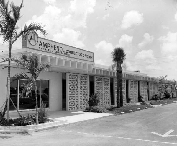 View of Amphenol Corporation Connector Division building - Hollywood, Florida