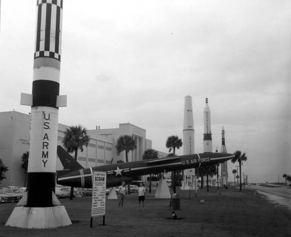 Rockets and an office building - Cape Canaveral Florida