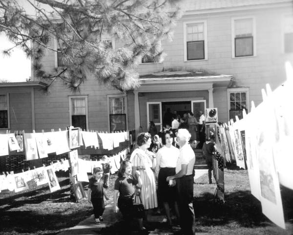 Art show during the Florida Seafood Festival - Apalachicola, Florida