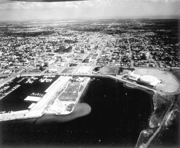 Aerial view of Saint Petersburg.