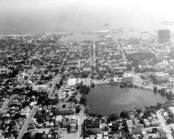 Aerial view of the city - Saint Petersburg, Florida.