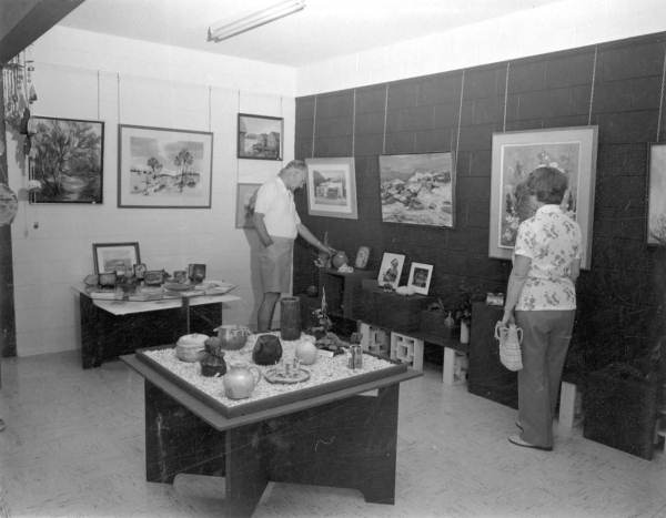 Art gallery and sales area.