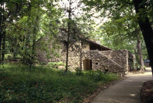 View of the visitors' center at the Florida Caverns State Park - Marianna, Florida