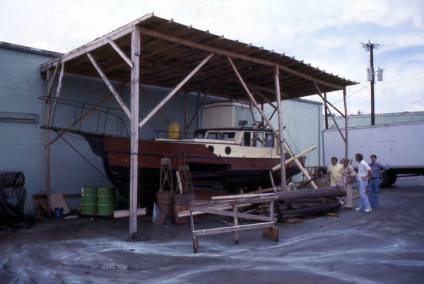 View of boat used in the Jaws II movie at Destin, Florida.