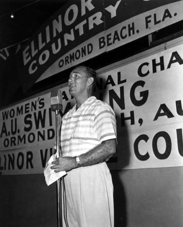 Unidentified speaker at the microphone - Ormond Beach, Florida