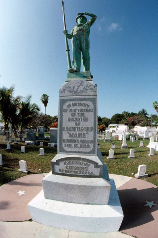 Battleship "Maine" monument - Key West, Florida.