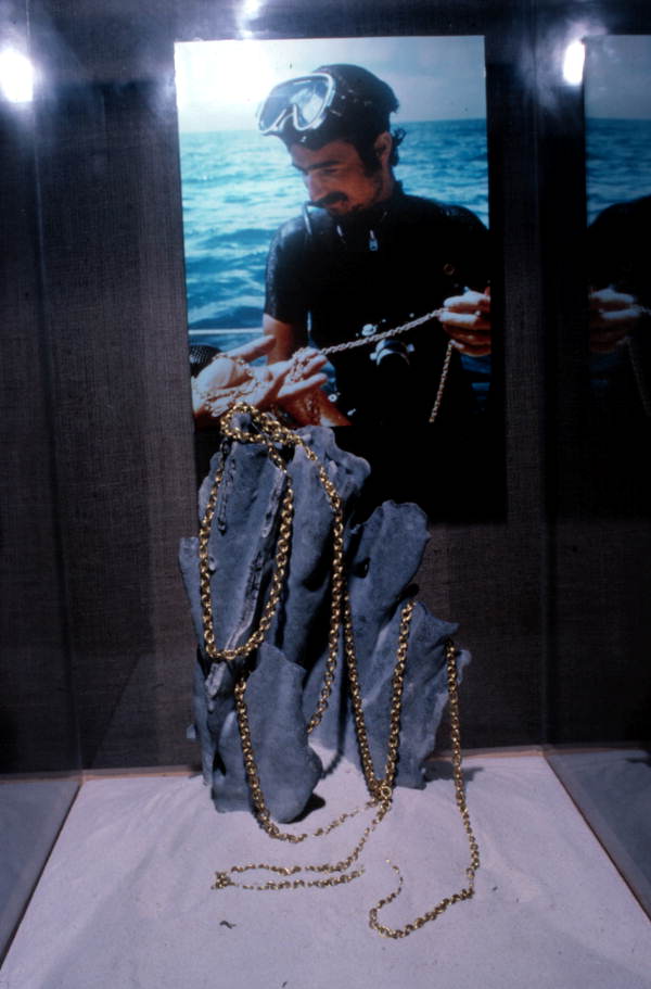 "Treasure of the Atocha" displayed at Mallory Square - Key West, Florida..