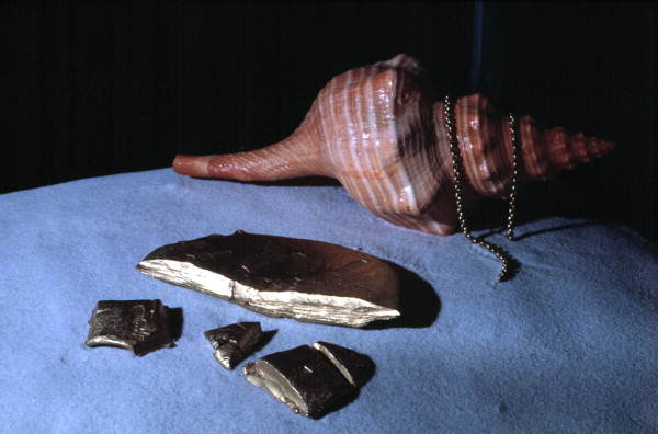 Treasure from the Atocha on display at Mallory Square - Key West, Florida.