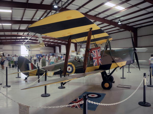 Biplane on display at an EAA Fly-in - Lakeland, Florida