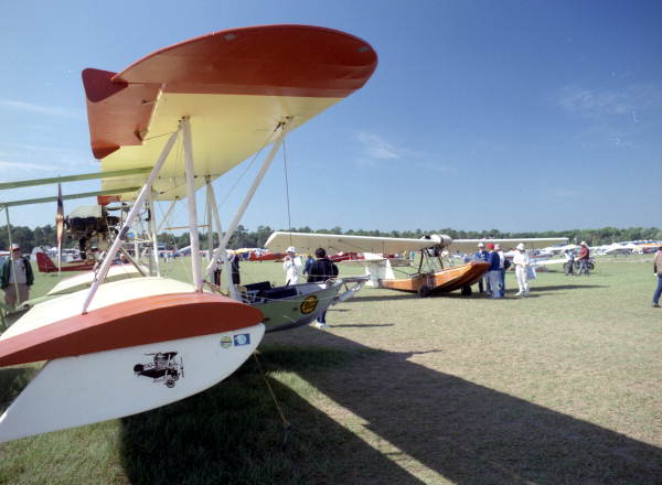 Seaplanes on display at EAA Fly-in - Lakeland, Florida