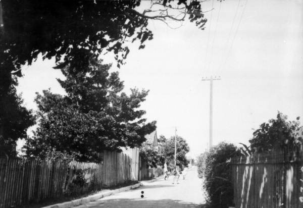 Old Key West street scene.