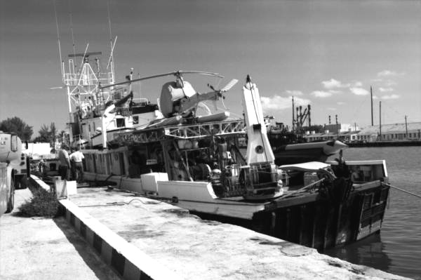 M/V Calypso docked at pier D-2, Trumbo Point Annex, Key West, Florida.