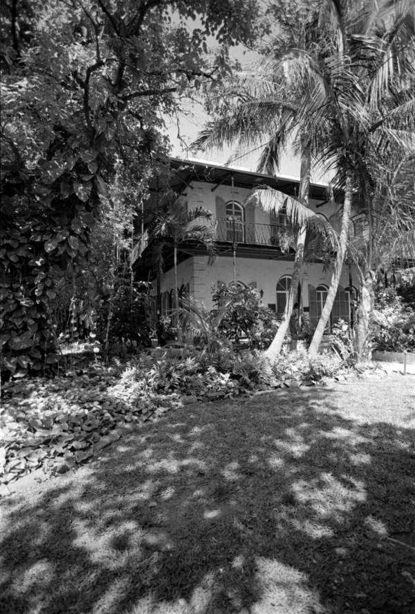 Ernest Hemingway house museum at 907 Whitehead Street - Key West, Florida.
