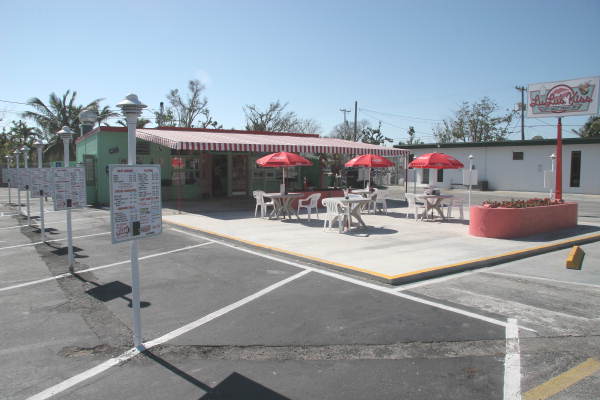 LuLu's Kiss drive-in restaurant - Key West, Florida.
