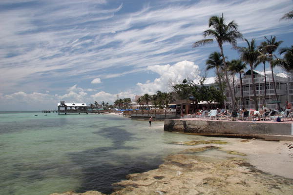 Beach behind Louie's back yard restaurant, 2006