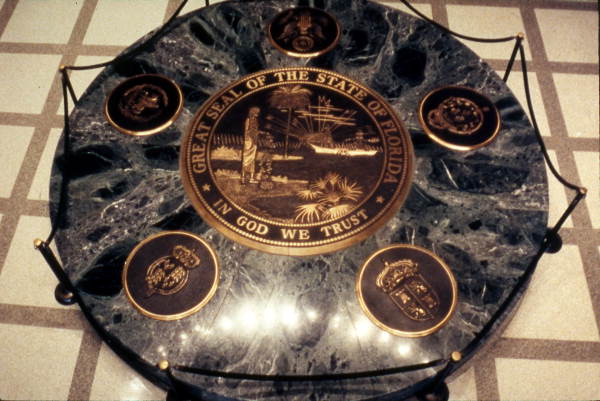 Great Seal of Florida in the Capitol building - Tallahassee, Florida