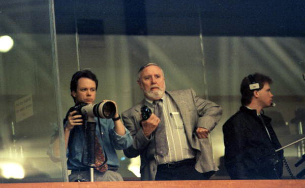 View showing a couple of Capitol Press Corps photographers.