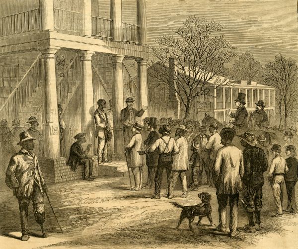 Selling a freedman to pay his fine at Monticello.