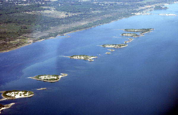 Aerial view of Cape Canaveral National Seashore