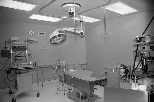 Delivery room at the Family Birth Center - Tallahassee, Florida.