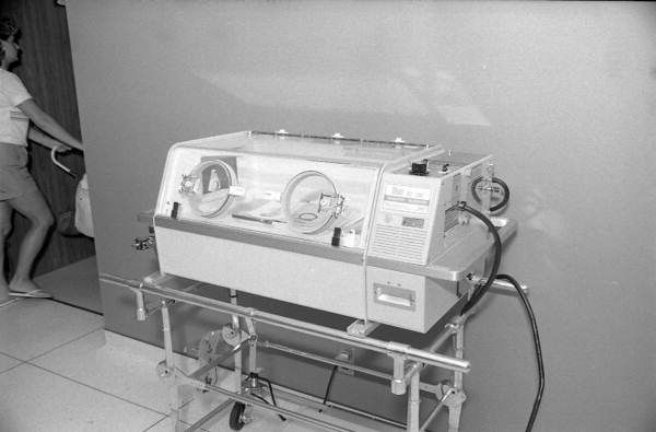 Baby incubator at the Family Birth Center - Tallahassee, Florida.