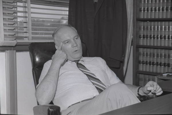 Judge Charles Minor in his office - Tallahassee, Florida.