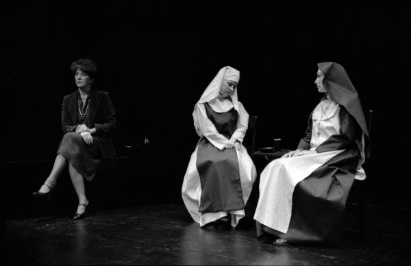 View of actresses performing on stage at Tallahassee Little Theater - Tallahassee, Florida.
