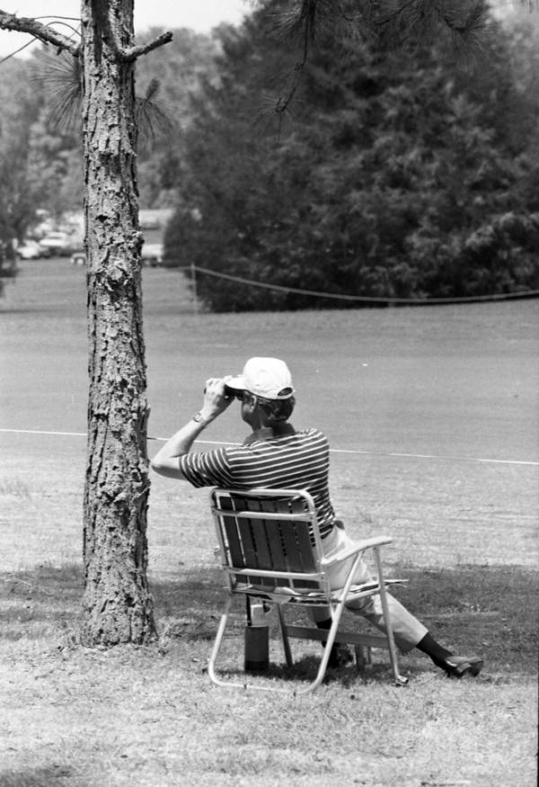 Spectator at the Tallahassee Open Invitational - Tallahassee, Florida.