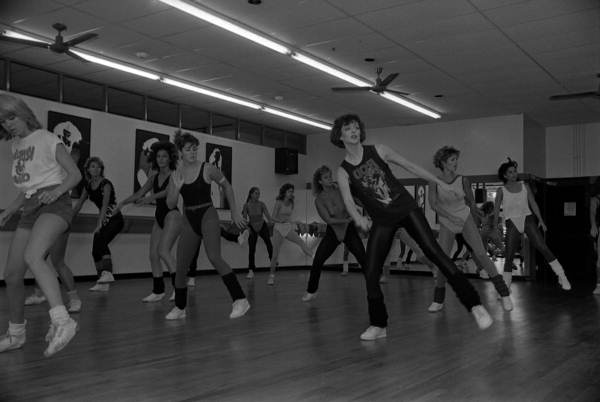 Exercise class at Body Electric - Tallahassee, Florida.