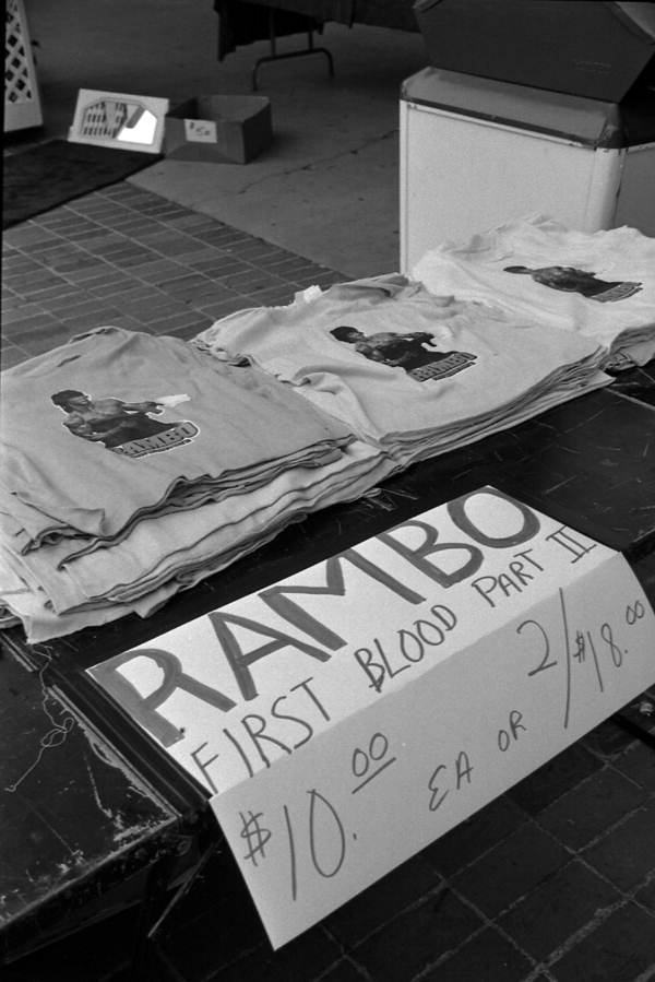 Rambo First Blood Part II t-shirts - Tallahassee, Florida.