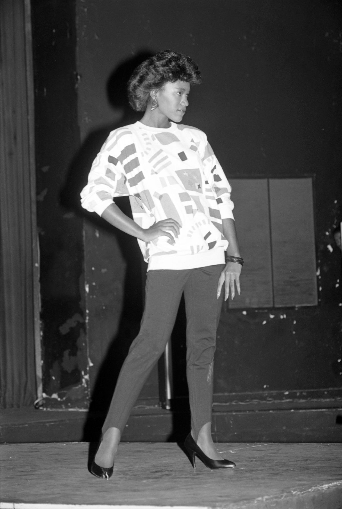 Model in a Fashion show at FAMU - Tallahassee, Florida.
