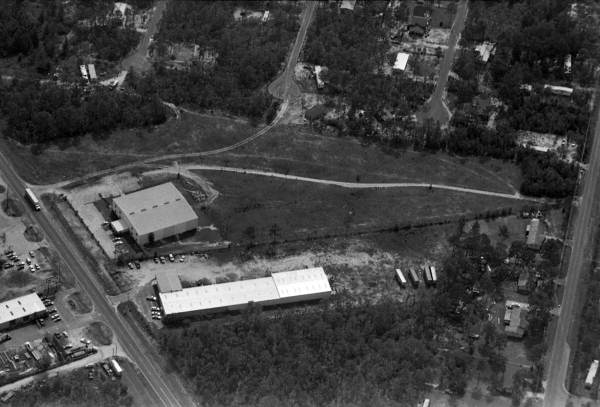 Aerial view of buildings - Tallahassee, Florida.
