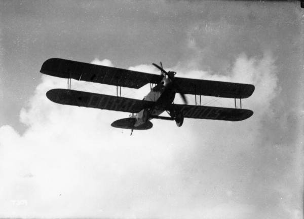 Airplane in flight