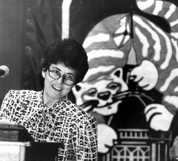 Florida Supreme Court Justice, Rosemary Barkett speaks at a luncheon - Tallahassee, Florida