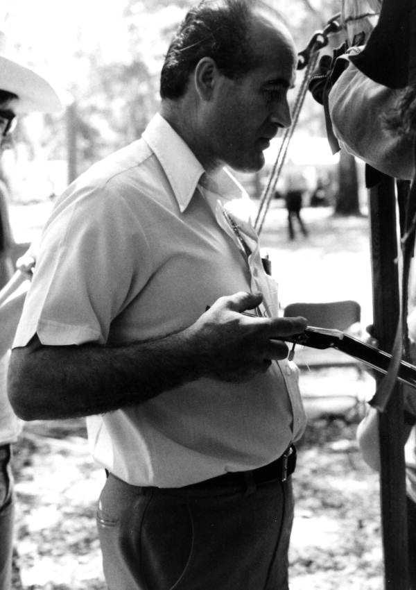 Guitar maker Paris Banchetti in St. Augustine, Florida.
