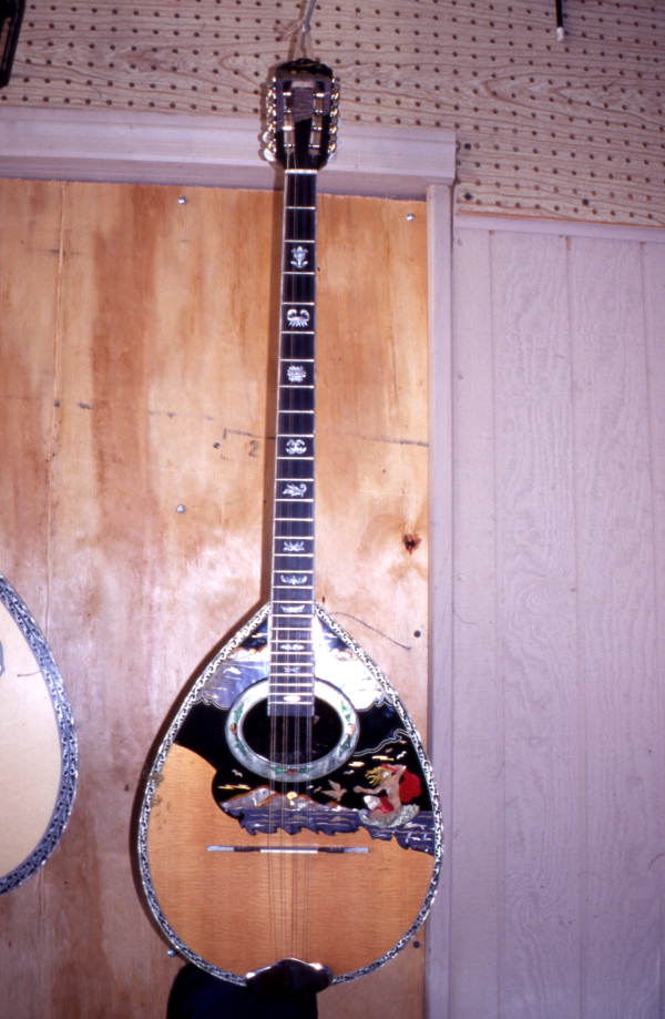 Bouzouki made by Dimitris Adamopoulos at the Hollywood Music Shop - Hollywood, Florida.