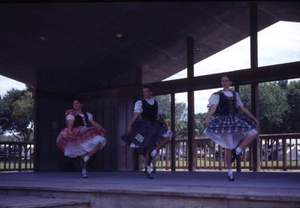 Scottish dance competition at the Highland Games in Dunedin, Florida.