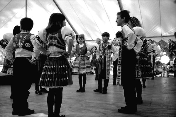 Beseda dancers of Masaryktown performing at the Florida Folk Festival- White Springs, Florida