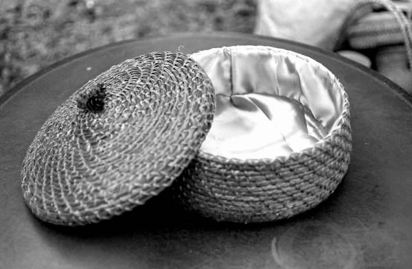 Pine needle basket - Jacksonville, Florida