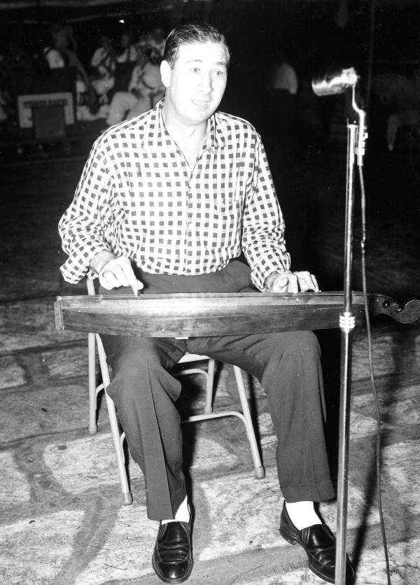 Archie Lee playing a dulcimer- White Springs, Florida